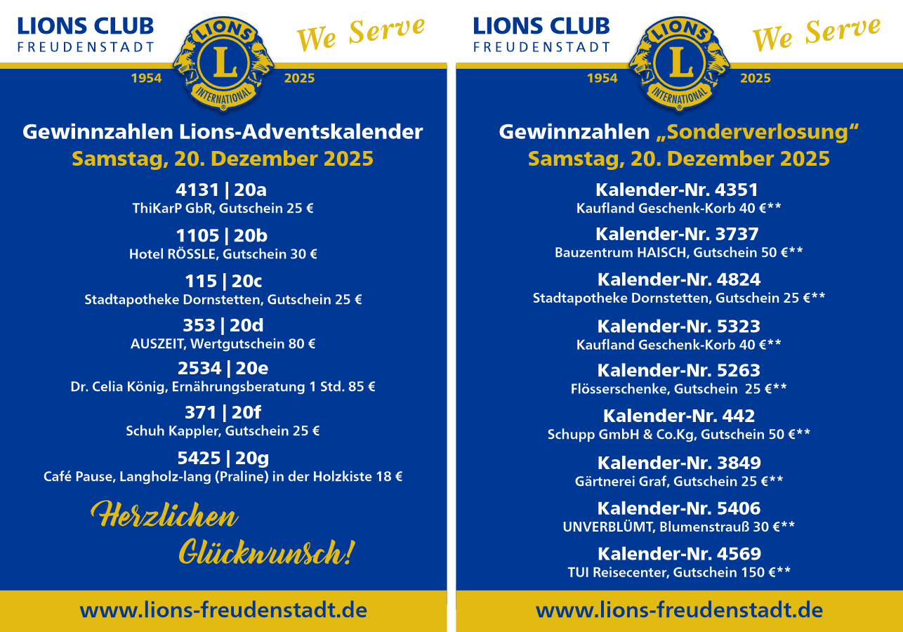 Gewinnzahlen 20 12 2025